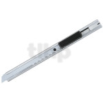 Cutter lame 9 mm inox, Tajima LC 301, avec verrouillage automatique, livré avec 3 lames
