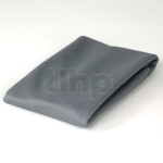 Tissu acoustique gris "Monza" haute qualité pour façade d'enceinte, spécial acoustique, 120gr/m², 100% polyester, largeur 150cm, rouleau de 25m