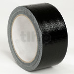Rouleau d'adhésif d'étanchéité Ar-Men noir très résistant, tissu et polyéthylène avec caoutchouc, largeur 50 mm, longueur 25 m