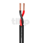 Câble HP en bobine de 500 mètres Sommercable MERIDIAN SP240, PVC Ø9.5mm, noir, OFC, 2x4mm²