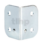 Renfort d'angle 40 x 28 mm avec bossage