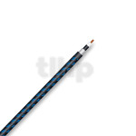 Câble instrument au mètre Sommercable SC-CLASSIQUE, PVC tissu Ø6.5 mm, noir/bleu, 1 x 0.50mm²