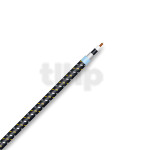 Câble instrument au mètre Sommercable SC-CLASSIQUE, PVC tissu Ø6.5 mm, noir/blanc, 1 x 0.50mm²