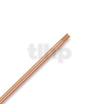 Câble HP en bobine de 100 mètres Sommercable SC-TWINCORD, PVC, 6.5x2.8mm, transparent, OFC, 2x1.5mm²