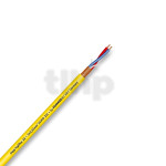 Câble micro au mètre Sommercable SC-STAGE 22 HIGHFLEX, PVC Ø6.4 mm, jaune, 2 x 0.22mm²