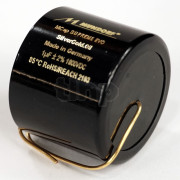 Condensateur Mundorf MCap Supreme Evo Silver Gold Oil 5.6µF ±2%, 800VDC/550VAC, Ø56xL33mm