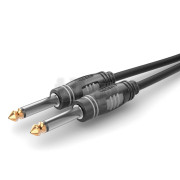 Câble instrument 0.9m Jack 6.35 mm mâle mono, Sommercable HBA-6M, avec connecteurs à contacts plaqués or