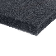 Mousse acoustique pour façade d'enceinte, gamme économique, dimensions 90 × 190 cm, épaisseur env. 7 mm