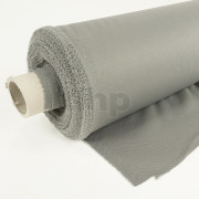 Tissu acoustique gris "Classic" haute qualité pour façade d'enceinte, spécial acoustique, 120gr/m², largeur 150cm, rouleau de 25m