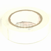 Rouleau d'adhésif PVC souple blanc, largeur 15 mm, longueur 10 m, résistance à l'abrasion, la corrosion et l'humidité