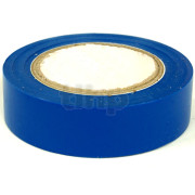 Rouleau d'adhésif PVC souple bleu, largeur 15 mm, longueur 10 m, résistance à l'abrasion, la corrosion et l'humidité
