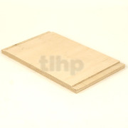 Support bois pour filtre passif, contre-plaqué 18 mm, dimensions 360x220 mm