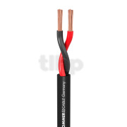 Câble HP en bobine de 500 mètres Sommercable MERIDIAN SP240, PVC Ø9.5mm, noir, OFC, 2x4mm²