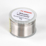 Soudure Mundorf Silver/Gold, 1.0mm, 50gr/8.5m, Sn95-5Cu0-7Ag3-8Au