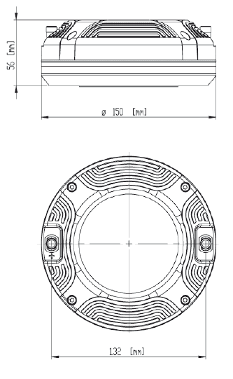 Image Drawing & Mounting (2/2) moteur de compression Eighteen Sound Moteur de compression 18 Sound ND4015BE, 8 ohm, sortie 1.5 pouce