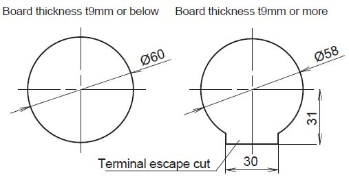 Image Drawing & Mounting (2/2) haut parleur à cône Fostex Haut-parleur large-bande Fostex P650K, 8 ohm, 65x65 mm