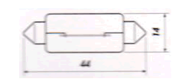 drawing & mounting du lampe de protection Monacor Lampe de protection Monacor PL-2418, 24V / 18W, montage avec PLH-4