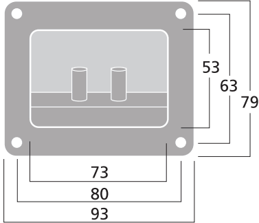 Bornier Pour Enceinte à Visser - Elcom Electronique Pau