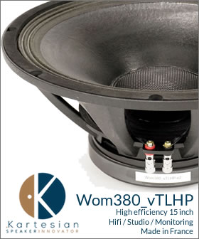 High-End 15 inch speaker, made in France